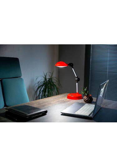 Okmino Led'li Akrobat Masa Lambası Kırmızı