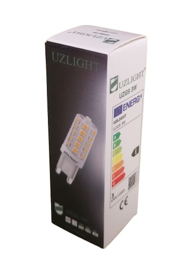 Uzled 3w G9 Led Kapsül Ampul 2700k Sarı Işık Uzlight