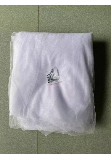 Ev İçin Beyaz Dört Açılır Kare Mısır Ağzı - 190x210x240cm, Dayanıklı Poliester, Konfor Ve Kolay Kullanım Beyaz Beyaz