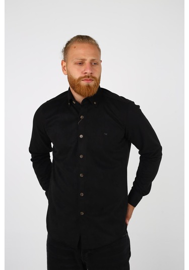 Brango 13241 Erkek Spor Gömlek Siyah