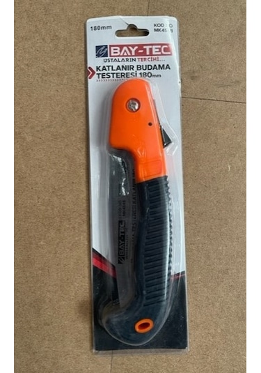 BAYTEC KATLANIR BAĞ BUDAMA TESTERESİ AGAÇ BUDAMA TESTERESİ 180MM