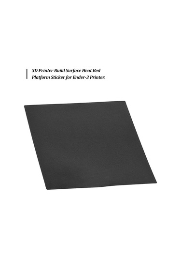 3d Yazıcı Platform Sticker Ender 3 235 Mm 235 Mm Siyah
