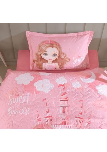Clasy Tek Kişilik 4 Mevsim Kapitone Nevresim Seti Sweet Princess
