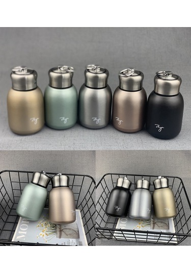 Konesam 304 Çelik Paslanmaz Vakumlu Isı Saklama Bardak, 300ml Hafif Taşınabilir, Kadınlar İçin Mat Sürat, Güneş Altı Su İçimi, Silver