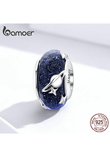 Bamoer Otantik 925 Ayar Gümüş Kolye Benzersiz Yıldızlararası Kolye Yeni Takı Kadınlar Için Gümüş