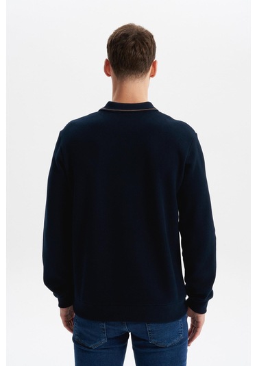 Arma Erkek Regular Fit Polo Yaka Sweatshirt Karbon Fırçalı Selanik, %65 Pamuk %35 Polyester, Düğmesiz Basic K30554698602 Lacivert Arma Erkek Regular Fit Polo Yaka Sweatshirt Karbon Fırçalı Selanik, %65 Pamuk %35 Polyester, Düğmesiz Basic K30554698602 Lacivert