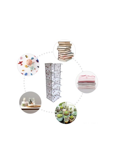 Ximistore9 Modüler Çok Amaçlı Depolama Ünitesi: Yatak Odası, Ofis Ve Oturma Odası İçin Pratik Çözüm - Mavi, 3 Bölmeli Mavi