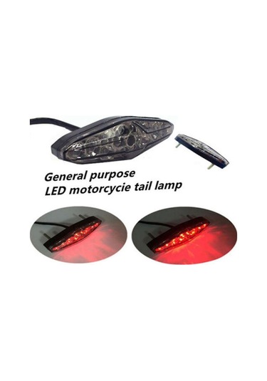 Xindoker 12v 15 Led Motor Güç Arka Feneri - Su Geçirmez, Darbeye Dayanıklı, Ab Malzeme, 50.000 Saat Ömür, Sürüş/fren Işığı, Motosiklet/atv/off-road Uyumlu