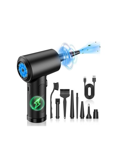 Reedark Yüksek Güçlü Kablosuz Araç El Süpürgesi - Usb Şarjlı Taşınabilir Üfleyici