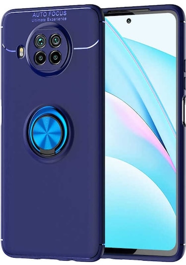 Xiaomi Redmi Note 9 Pro 5G Kılıf Yüzüklü Magnetli Ravel Case