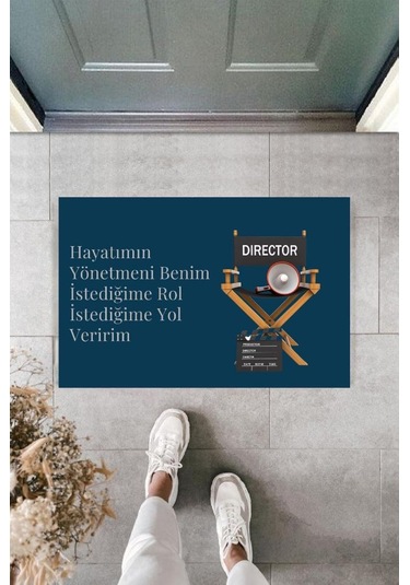 Dijital Baskı Kişiye Özel İç Kapı Dekorasyon Paspas Ps11207