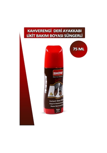 Dopar Show Deri Likit Ayakkabı Bakım Boyası 75 ML - Süngerli