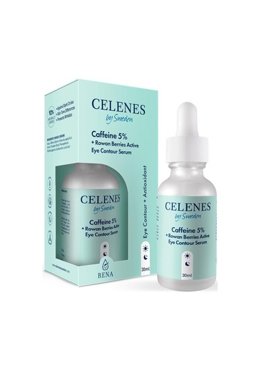 Celenes Caffeine %5 + Rowan Berries Active Eye Contour Serum 30 ML