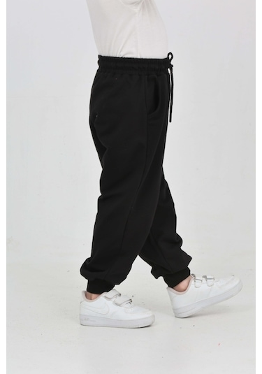 Toontoy Erkek Çocuk 98 Nakışlı Eşofman Alt Siyah