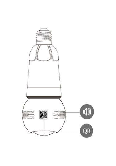 Imou IPC-S6DP-3M0WEB 3 MP Bulb Cam Kablosuz Ampul Kamera