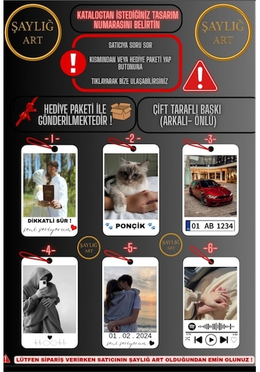 Kişiye Özel Evcil Hayvan Fotoğraflı Araç Ayna Süsü Köpek & Kedi Temalı Araç İçi Süs Aksesuarı