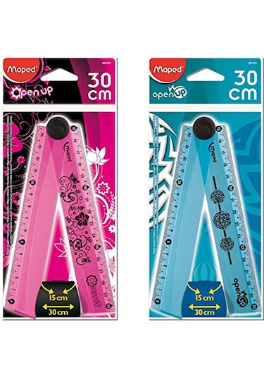 Maped 81010 Cetvel 15/30CM Katlanabılır Mın- Mx Şeffaf