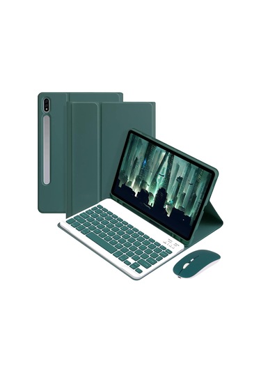 Lemestar "tab S9 Klavye Ve Fareli Su Geçirmez Tablet Kılıfı - 80 Gün Bekleme, 60 Saat Çalışma"