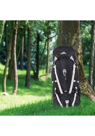 Quickup Hiking Sırt Çantası 65 Litre-siyah Siyah