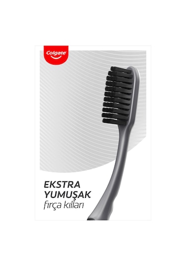 Colgate  Mikro Ince Charcoal Hassas Temizlik Yumuşak Diş Fırçası 1 1