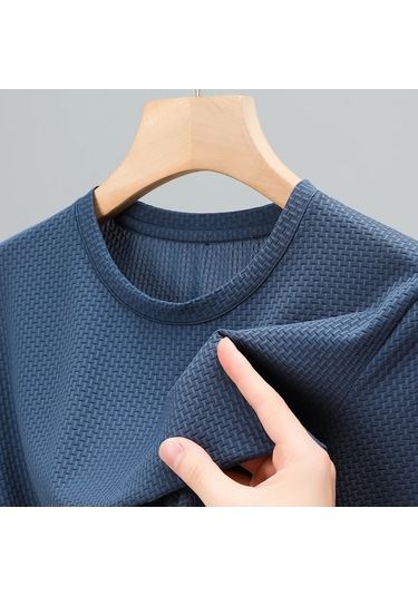 Anımal Game Erkek Yazlık Kısa Kollu Buz İpek T-shirt - Rahat Nefes Alabilen Büyük Boy Tişörtaltın Altın