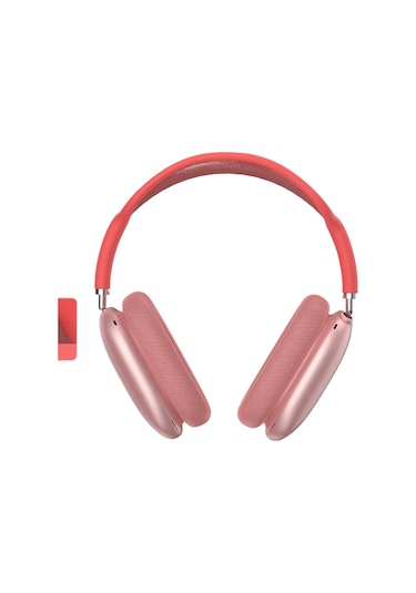 Kablosuzörgübaş Yay Kulaklıkağır Bas Hareketçağrıgürtü Azaltma Kırmızı