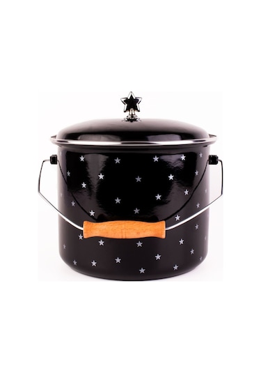 Star Emaye Bakraç 22cm 5litre Siyah