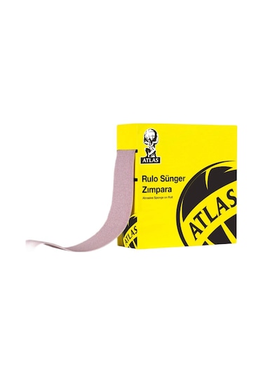 Atlas Gold Rulo Sünger Zımpara 115 Mm X 25 Mt 320 Kum