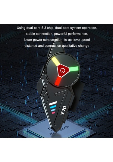 Kuqıbao Motosiklet Kaskı Dahili Su Geçirmez Bluetooth Uyumlu Kulaklık Sert Mikrofon