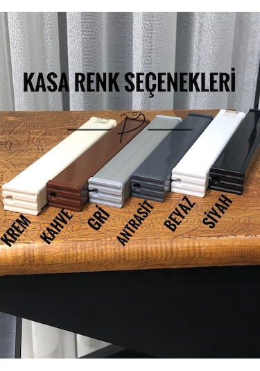 Plise Perde Cam Balkon Akordiyon Perde Sistemleri 11 Renk Seçeneği Çok Renkli