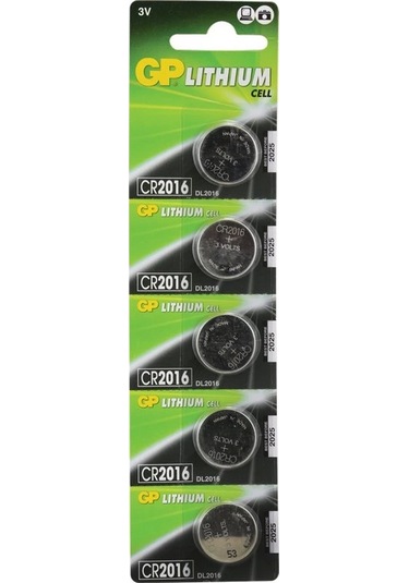 Gp Cr2016 Lityum Pil 5 Li Paket - Net2378-7845