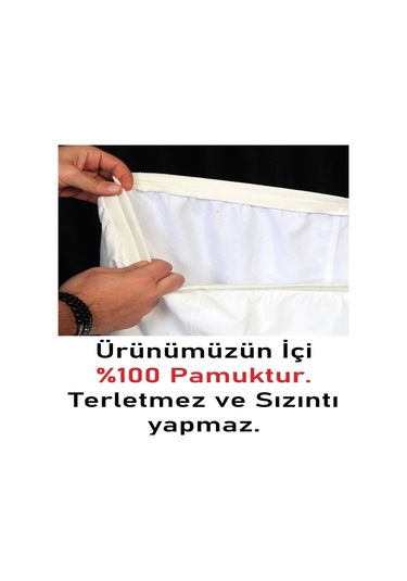 Benlife %100 Pamuk Lastikli Mesane Külotu Emici Külot - S