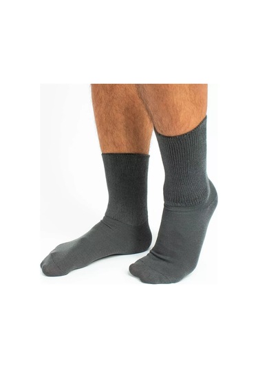 Ceboksarskıj Trıkotaz Tıbbi Çoraplar, Lastiksiz, 2 Çift 27332404 Koyu Gri