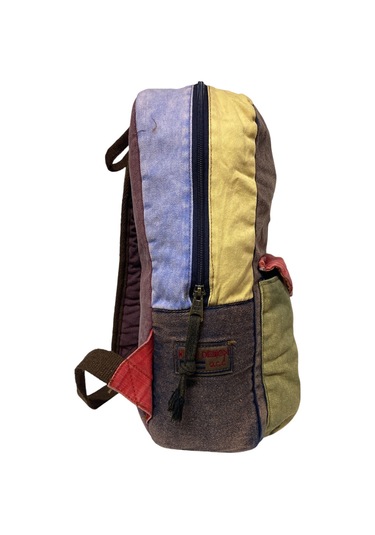 Kaliteli Vintage Tek Gözlü Disayn Sırt Gezi Çantası Kc Harley Bag 5097 Yeşil