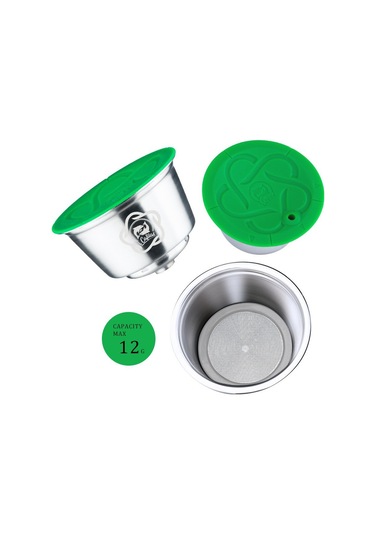 Lemestar Dolce Gusto Kahve Makinesi İçin Tekrarlı Kullandırılabilir Çelik Kapsül + Manuel Kahve Değirmeni 20ml - Ev Kullanıma Uygun, Kaliteli Malzeme Manuel Değirmen