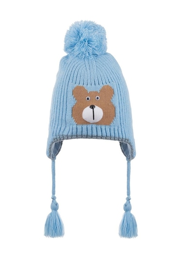 Benitto Kids Kitti 4-8 Yaş Erkek Çocuk Bere Mavi