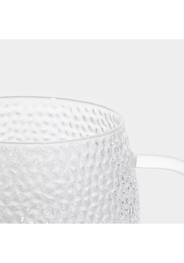 Magistro Sara Cam Çay Kupası 360 Ml, Kapak Ve Süzgeç İle 219565216 Beyaz