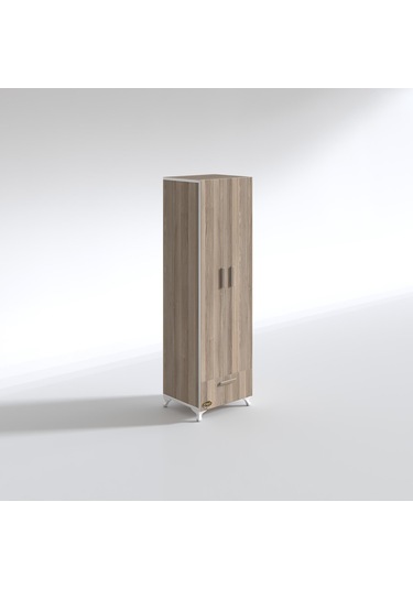 Kenzlife gardırop 2 kapaklı kapılı çekmeceli şebboy 168*50*42 crd ayaklı gardolap dolap