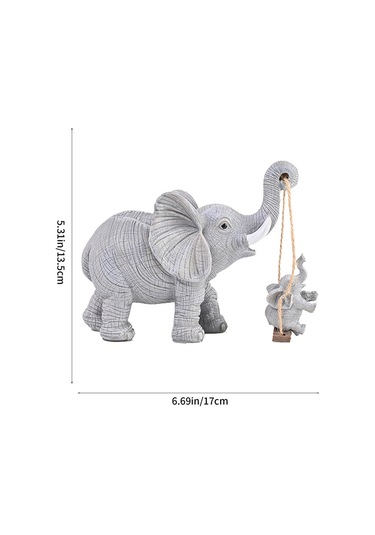 Suntek Fil Heykeli Orta Parça Masa Süsü Düğün Masası 17cmx13,5cm