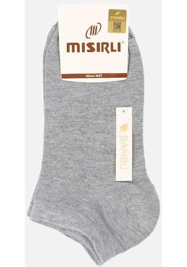 Mısırlı Kadın Bambu Tekli Gri Yazlık Patik Çorap M 72200 G Gri