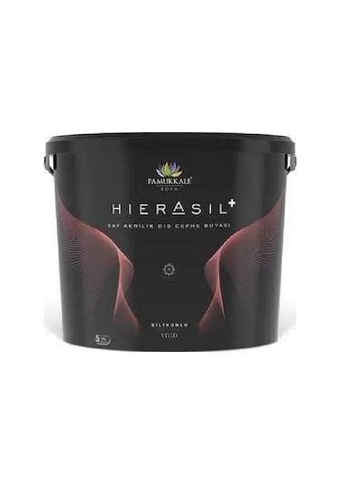 Pamukkale Hierasil %100 Saf Akrilik Silikonlu Dış Cephe Boyası 15 Lt Salacak 1 Adet