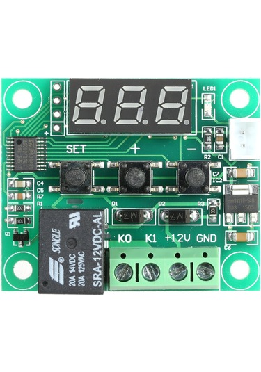 50-110 C W1209 Dc 12v Dijital Mini Termostat Sıcaklık Kontrol Cihazı Kontrol Anahtarı Sensör Modülü