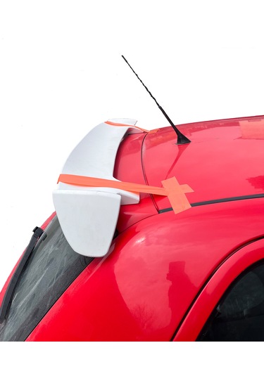 Skoda Fabia 2006 - 2014 Üniversal Plastik Boyasız Spoiler