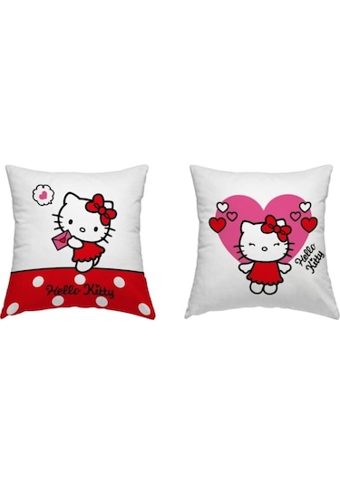 Taç Lisanslı Hello Kitty Team Kırlent