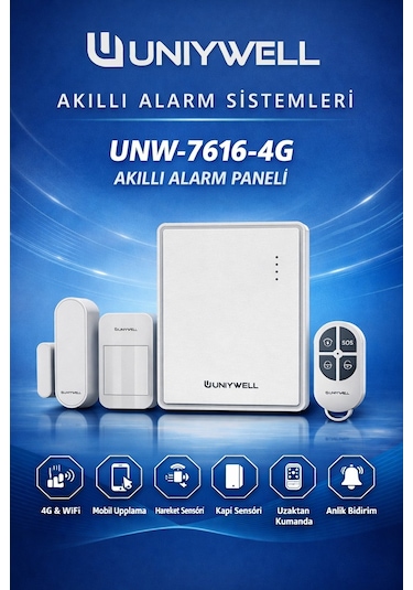 Unıywell 7616 Akıllı Alarm Set