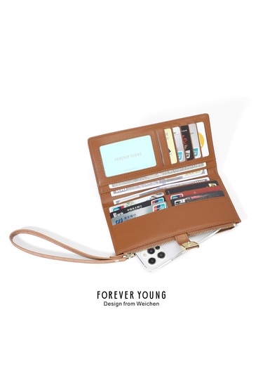 Kadın Modası Kalite Anlayışı Pu Uzun Bozuk Para Çantası - Mor