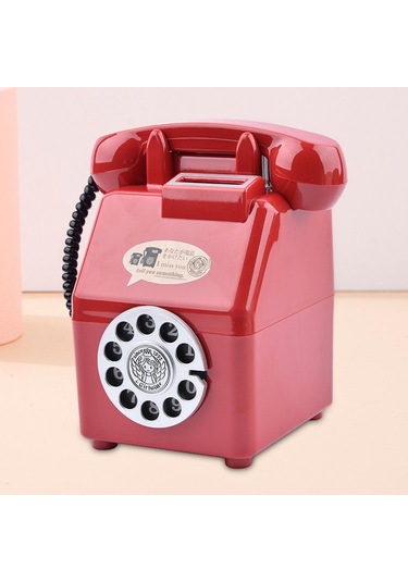 Suntek Retro Telefon Kumbara Arama Telefon Para Tasarrufu Kavanoz