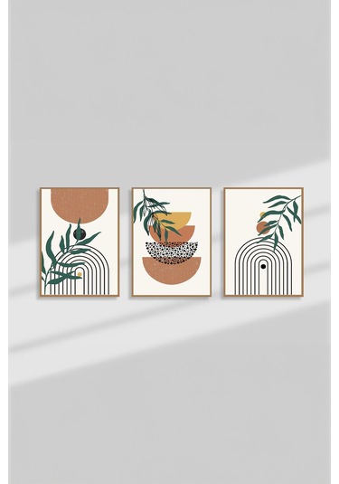 Artavessa 3 Parça Çerçeve Görünümlü Mdf Tablo Seti - ARTSYCLLCT33