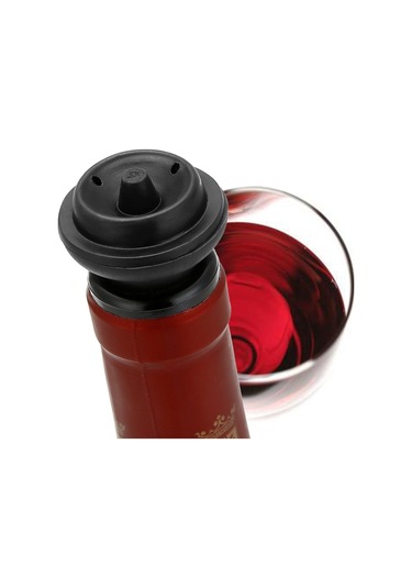 Sones Kırmızı Şarap Vakum Pompası Tazeleyici Silikon Şarap Tıpa Seti Diğer