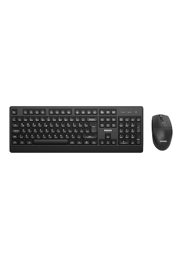 Philips SPT6347 Kablosuz Türkçe Q Klavye ve Mouse Seti